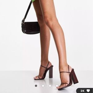 Cool brown heel
